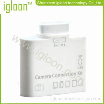 Camera Kit 5 In 1 Card Reader For Ipad 2 The New Ipad 3 Support Sd Usb Micro Sd Ms M2 Card 